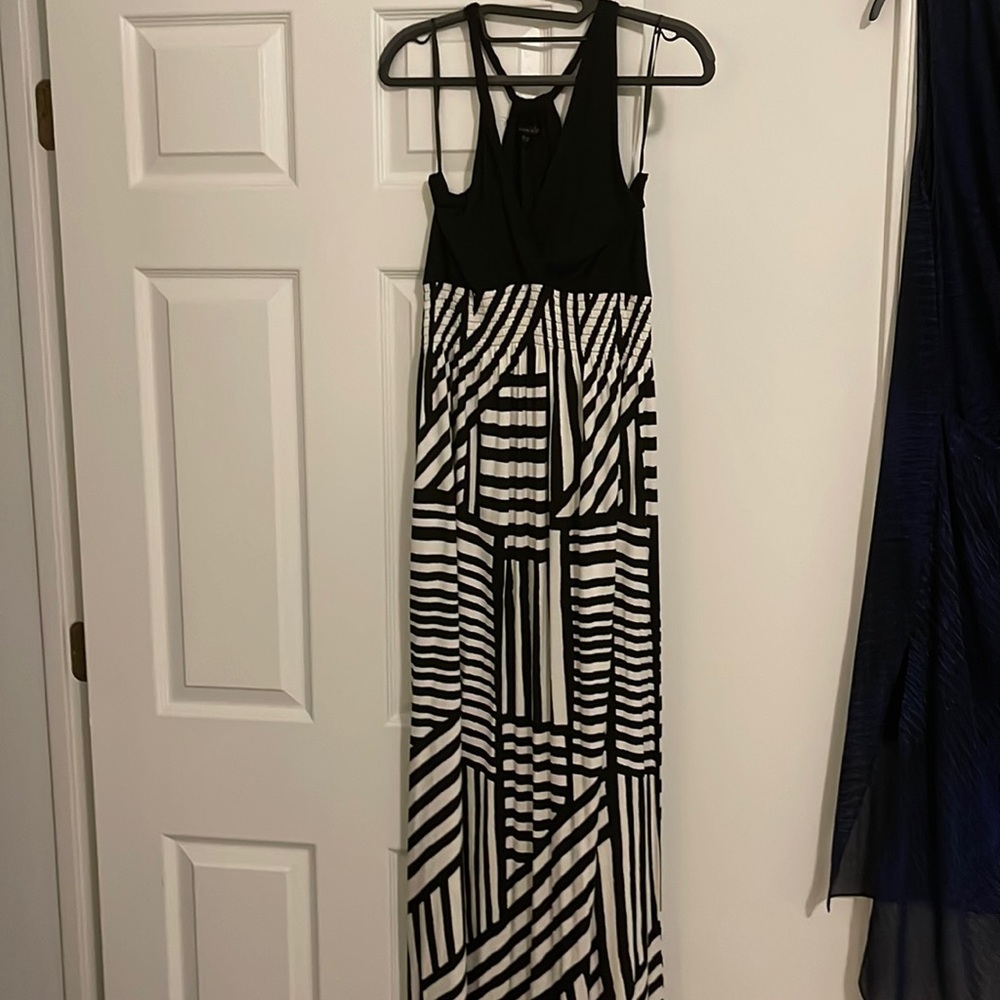 Black maxi dress